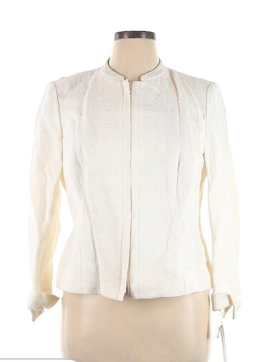 Lafayette 148 New York Jackets & Blazers - Lafayette 148 New York, 16 (Petite), Ivory Jacket